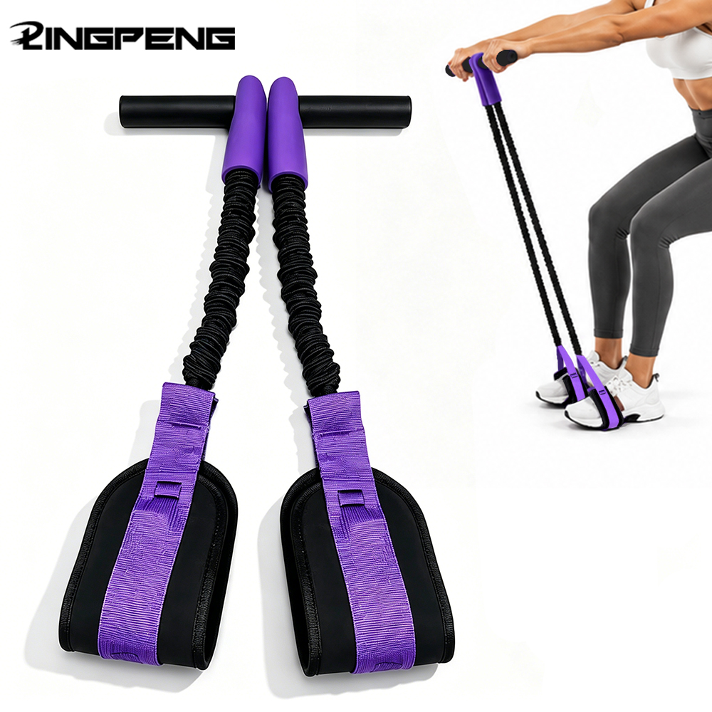 Yoga Fitness Resistance Band - Equipamento Profissional para Abdominais: Faixas Elásticas
