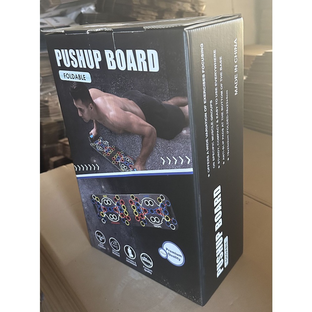 Push Up Board - Suporte para Flexões com 54 Furos,