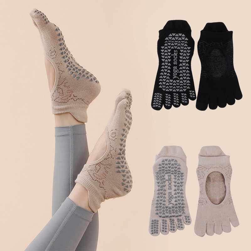 Yoga Fitness Training - Mulheres Yoga Toe Socks Alta Qualidade