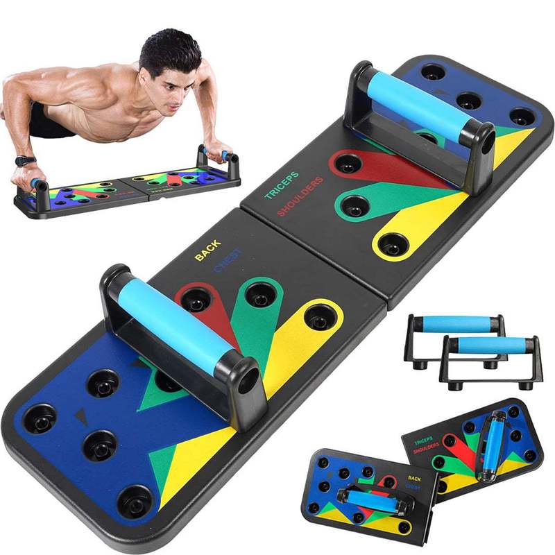 Push Up Board - Plataforma Portátil Dobrável para Flexões –