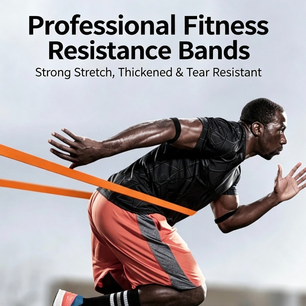 Yoga Fitness Resistance Band - Faixas de Resistência Reforçadas, Faixas Elásticas