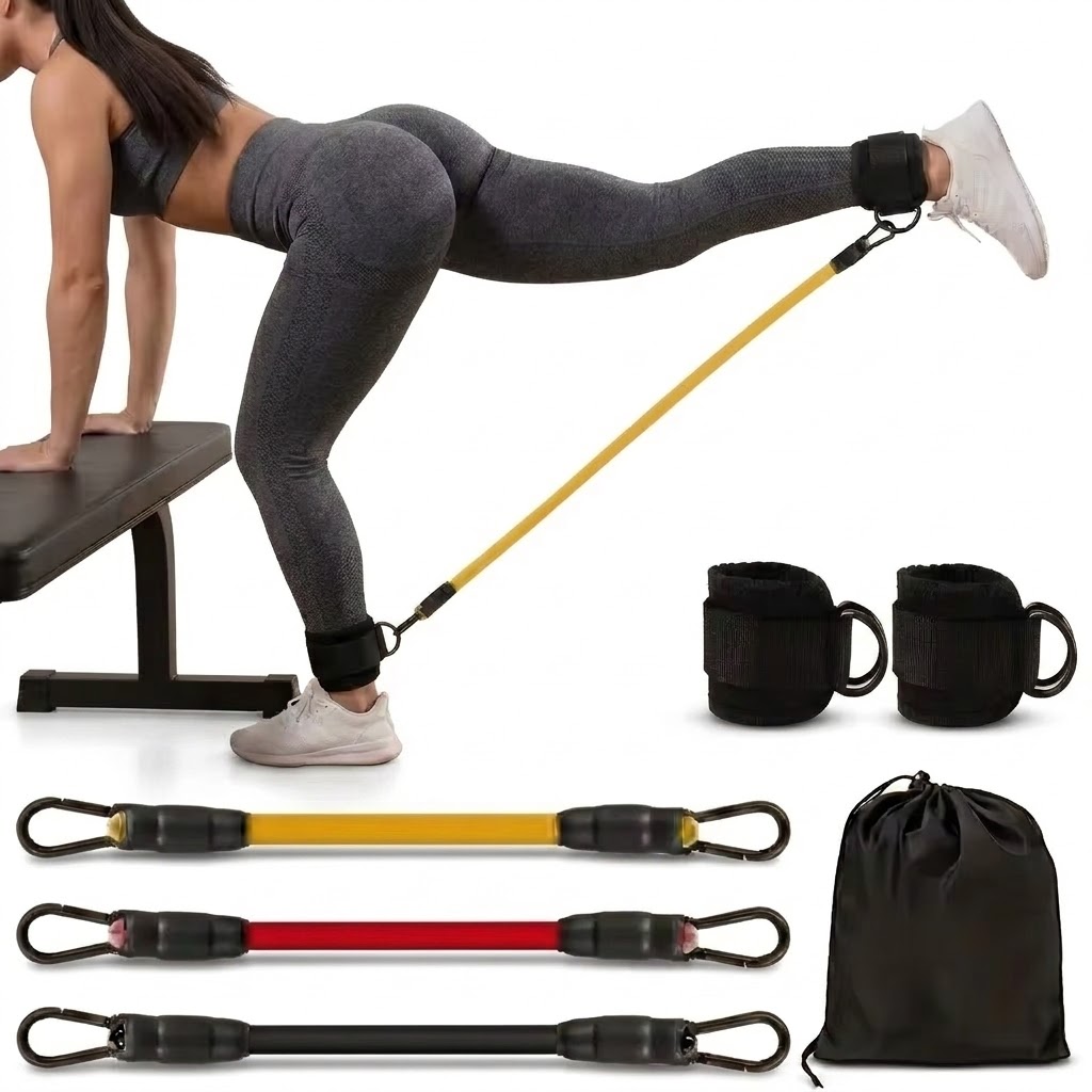 Yoga Fitness Resistance Band - Conjunto de faixas de resistência para