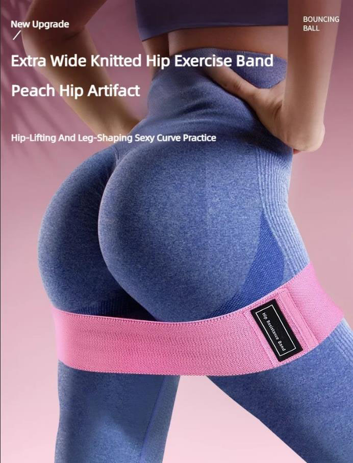 Yoga Fitness Resistance Band - 3 Peças Faixas Elásticas de Tecido