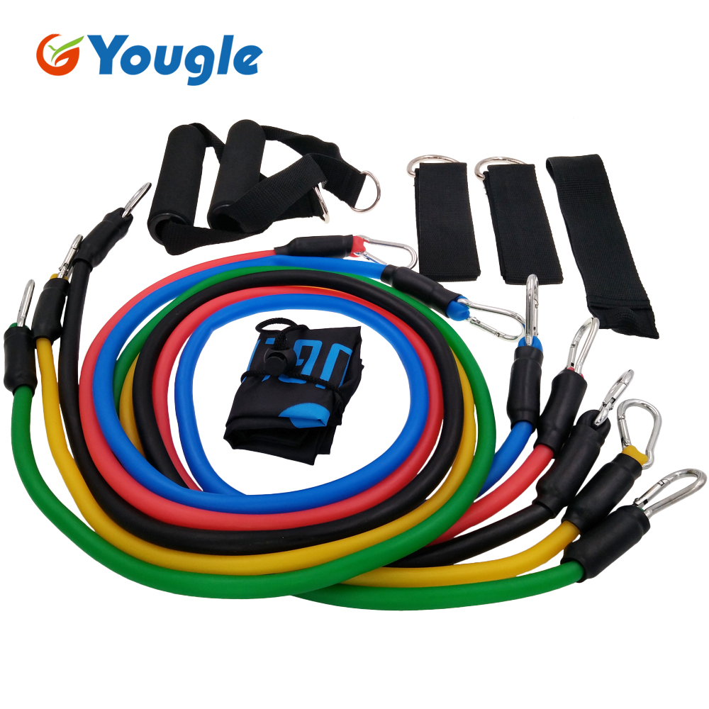 Yoga Fitness Resistance Band - YOUGLE-Resistência Bandas para Body Training, puxar