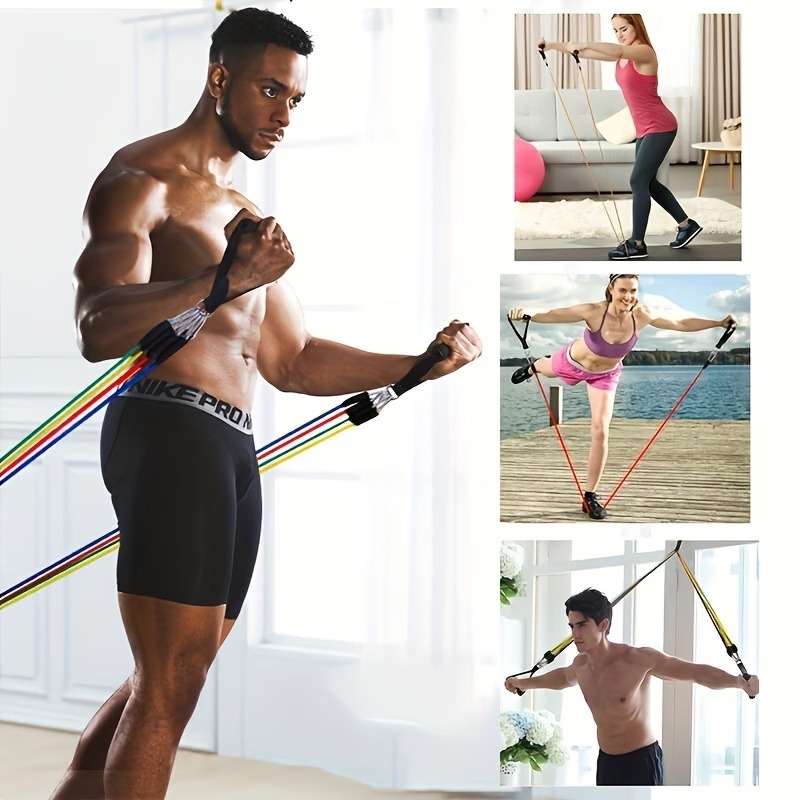 Conjunto de Faixas de Resistên - Yoga Fitness Resistance Band avaliação e preço