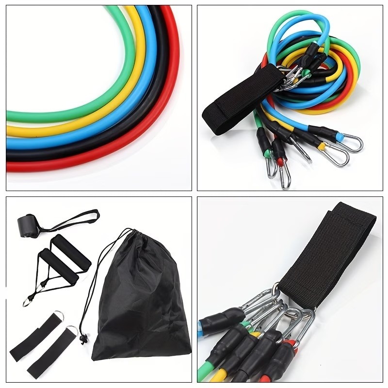 Conjunto de Faixas de Resistên - Yoga Fitness Resistance Band avaliação e preço
