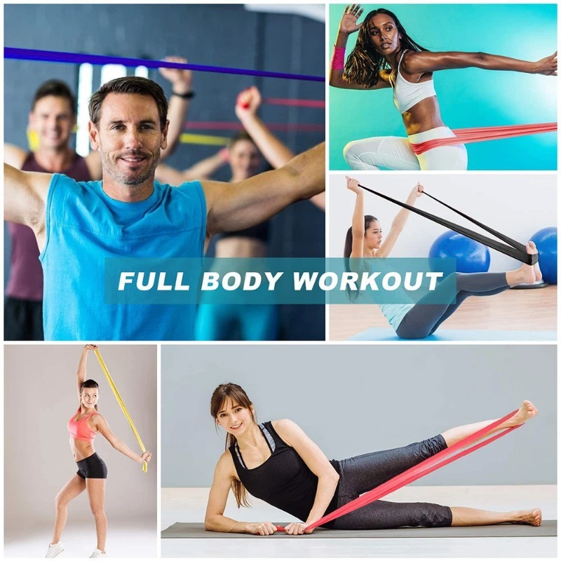 Faixas de Resistência de Látex - Yoga Fitness Resistance Band avaliação e preço