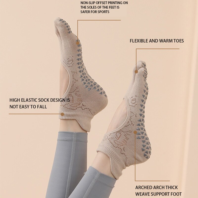 Mulheres Yoga Toe Socks Alta Q - Yoga Fitness Training avaliação e preço