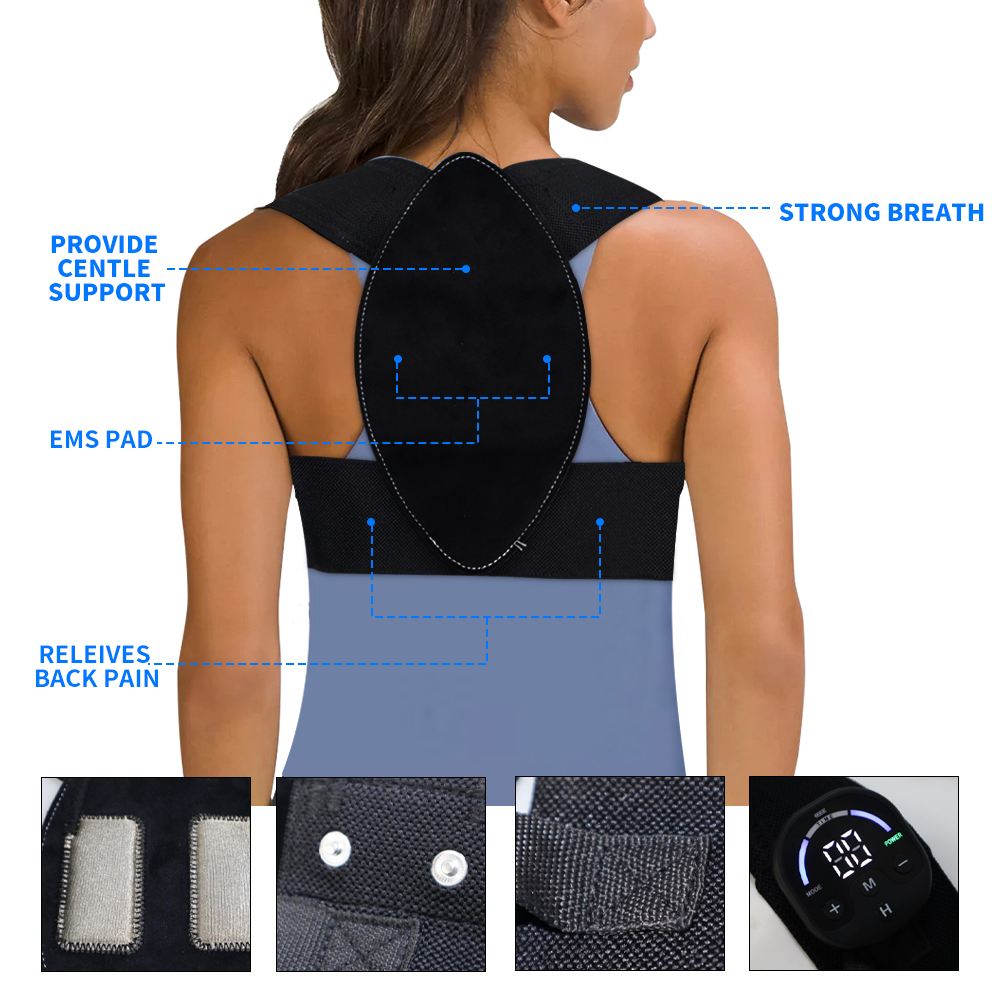 Cinto corretor de postura ems  - Posture Corrector Back avaliação e preço