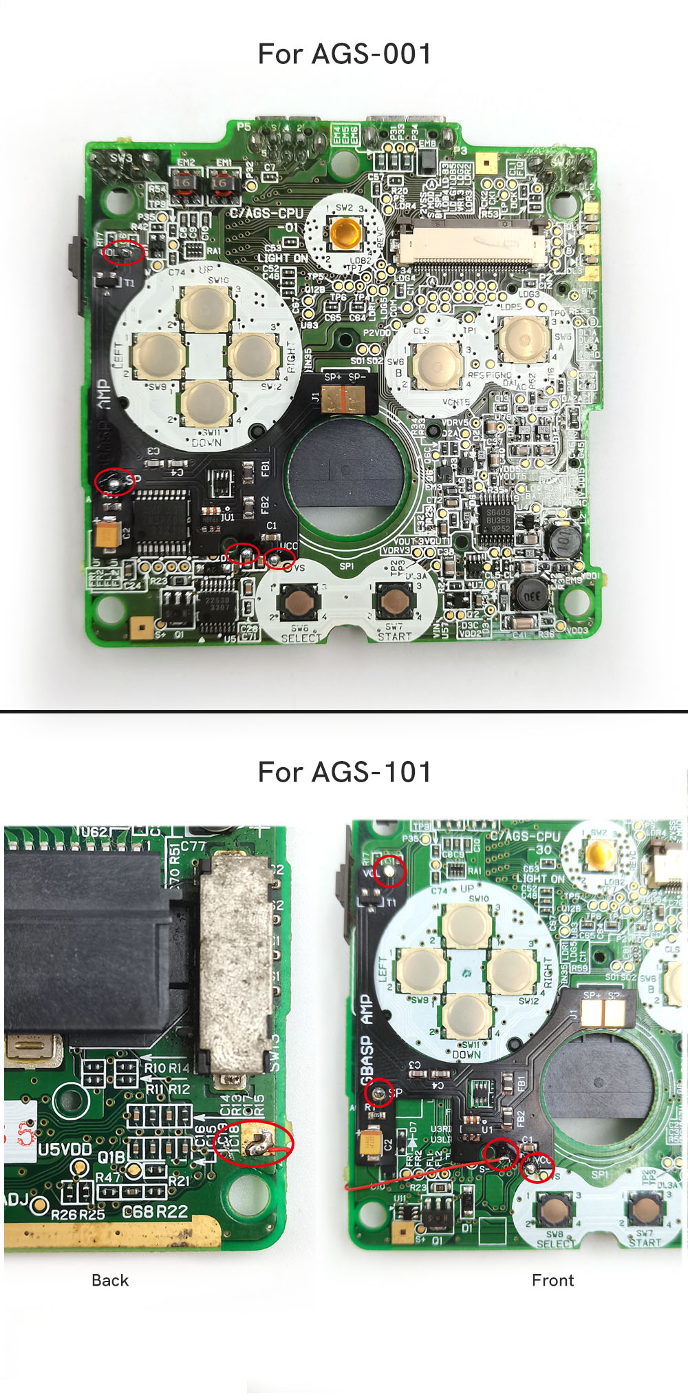 Amplificador para GBA SP/GBA A - Push Up Board avaliação e preço