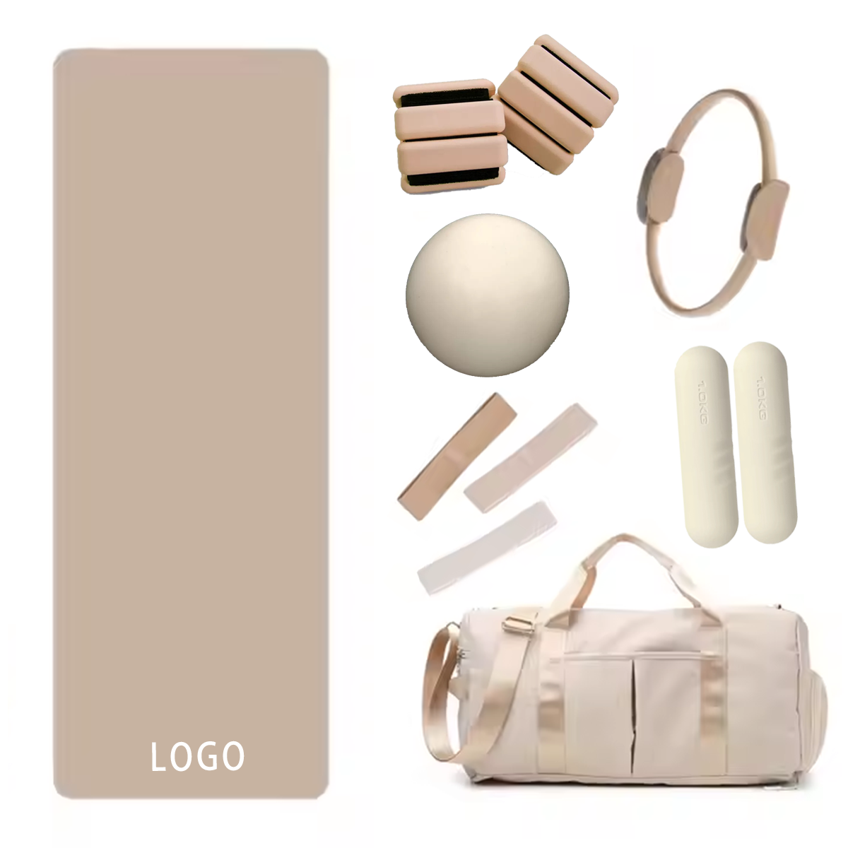 Kit de Fitness com Bola de Yog - Yoga Fitness Resistance Band avaliação e preço