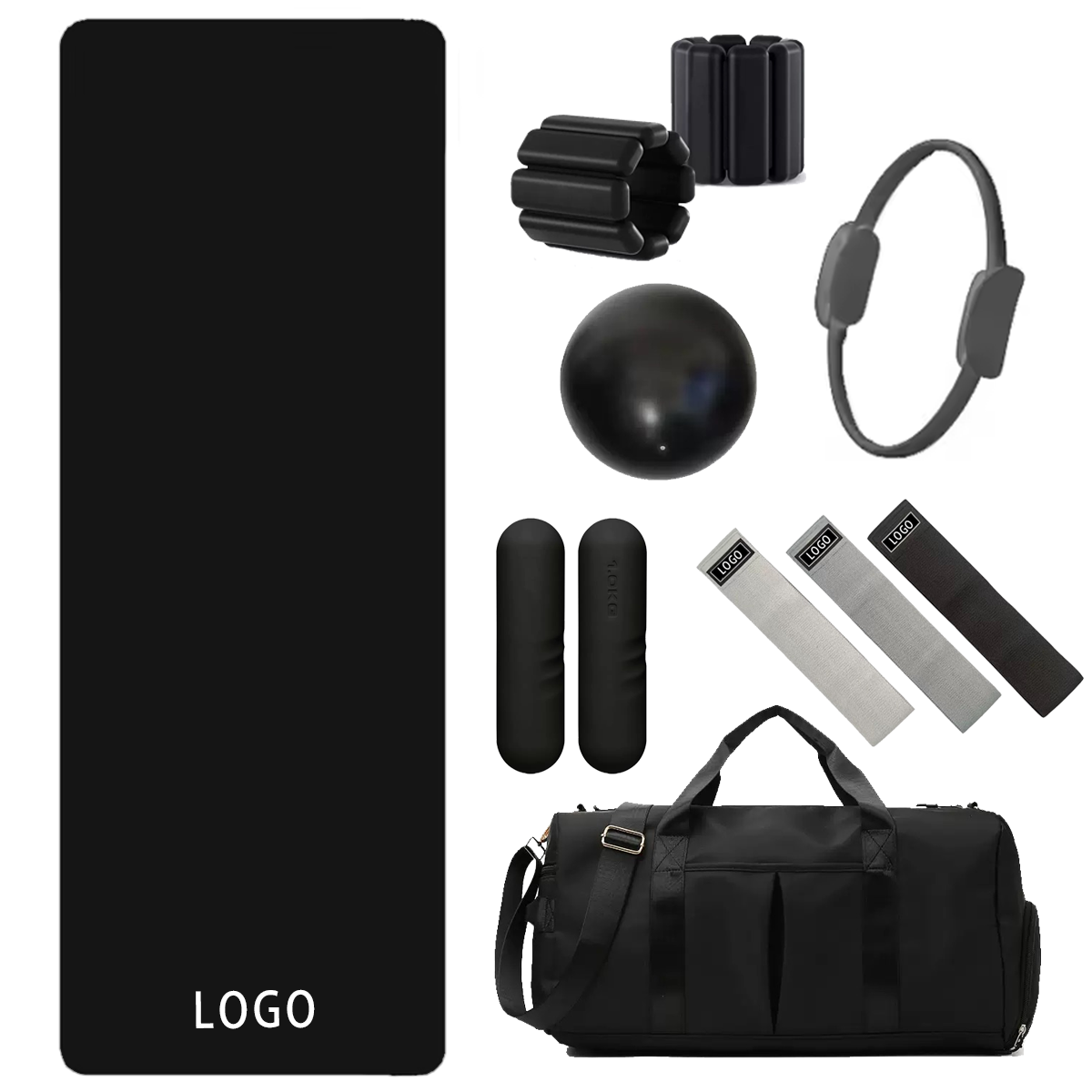 Kit de Fitness com Bola de Yog - Yoga Fitness Resistance Band avaliação e preço