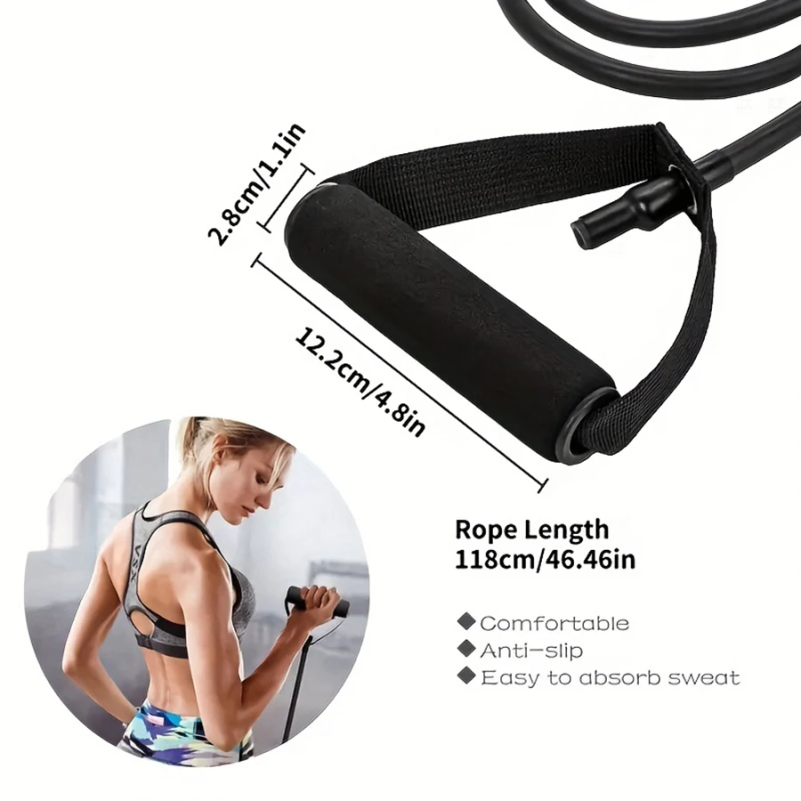1 unidade de faixas de resistê - Yoga Fitness Resistance Band avaliação e preço