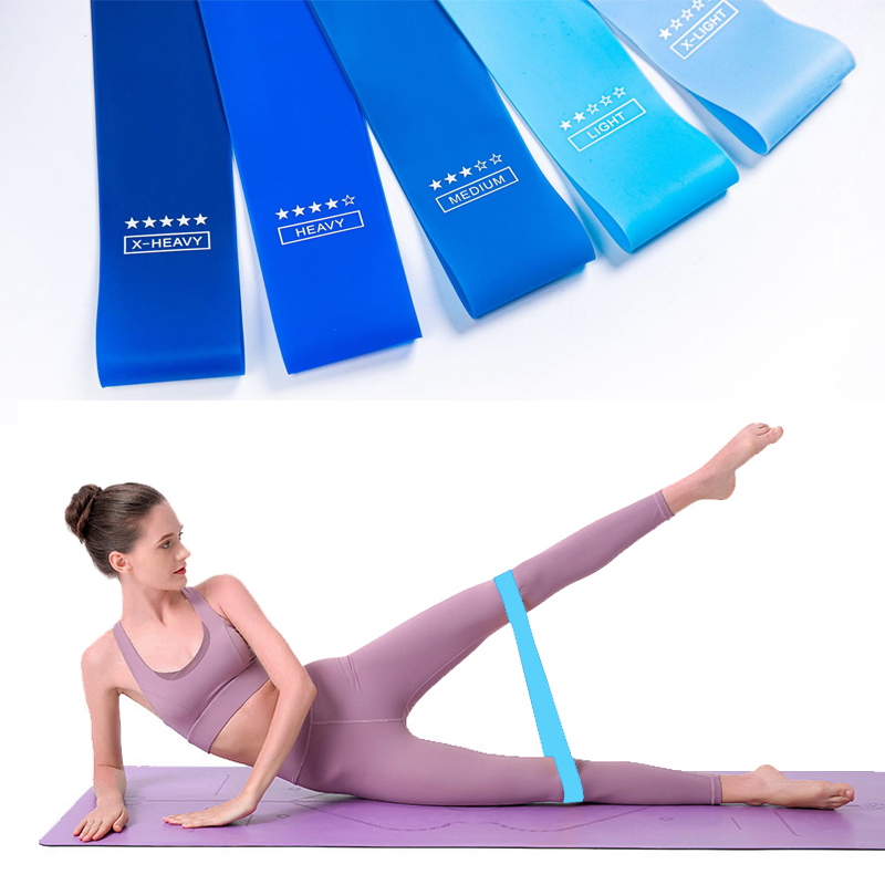 Um conjunto de faixas elástica - Yoga Fitness Resistance Band avaliação e preço