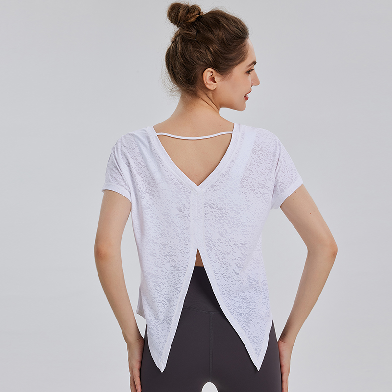 Camiseta de Yoga Feminina Solt - Yoga Fitness Training avaliação e preço