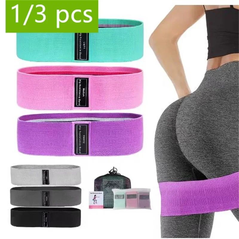 Faixas Elásticas de Tecido par - Yoga Fitness Resistance Band avaliação e preço